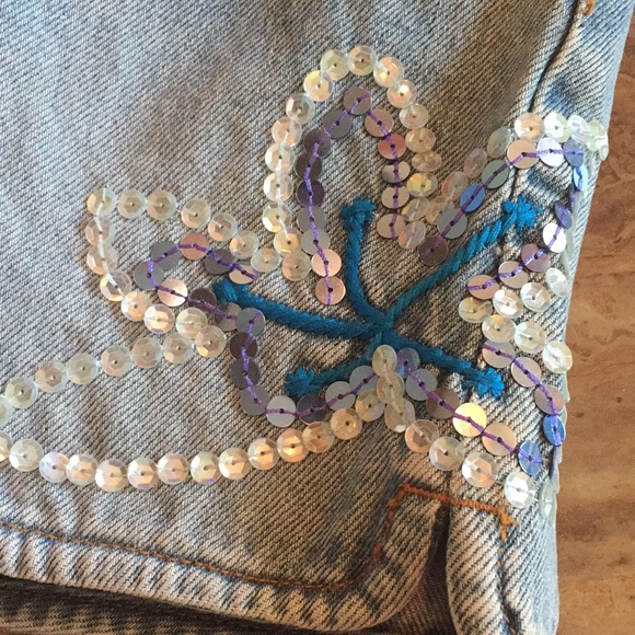 GAP JEAN SHORTS W/ADJUSTABLE WAIST Size 10 Slim - Picture 3 of 8